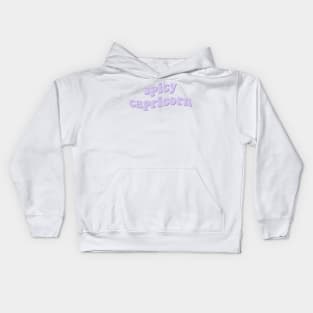 spicy capricorn Kids Hoodie